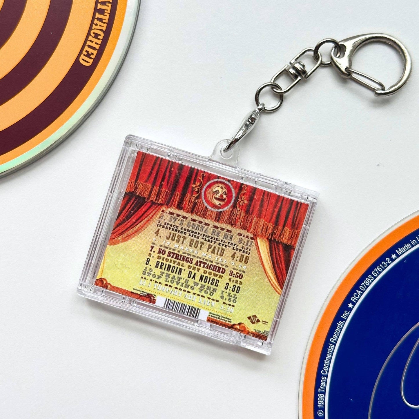'Hit Clips' Mini CD Case Keychain -NSYNC No Strings Attached