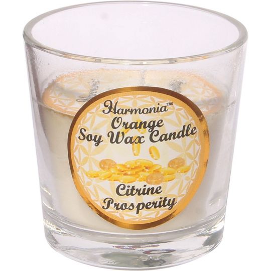 Harmonia Soy Gem Votive Candle-Prosperity Citrine