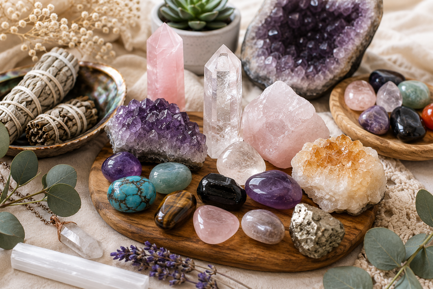 CRYSTALS & GEMSTONES