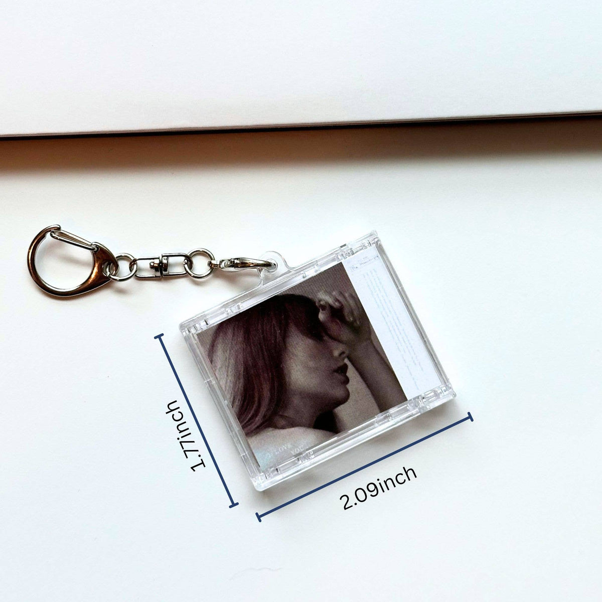 'Hit Clips' Mini CD Case Keychain - Taylor Swift TTPD