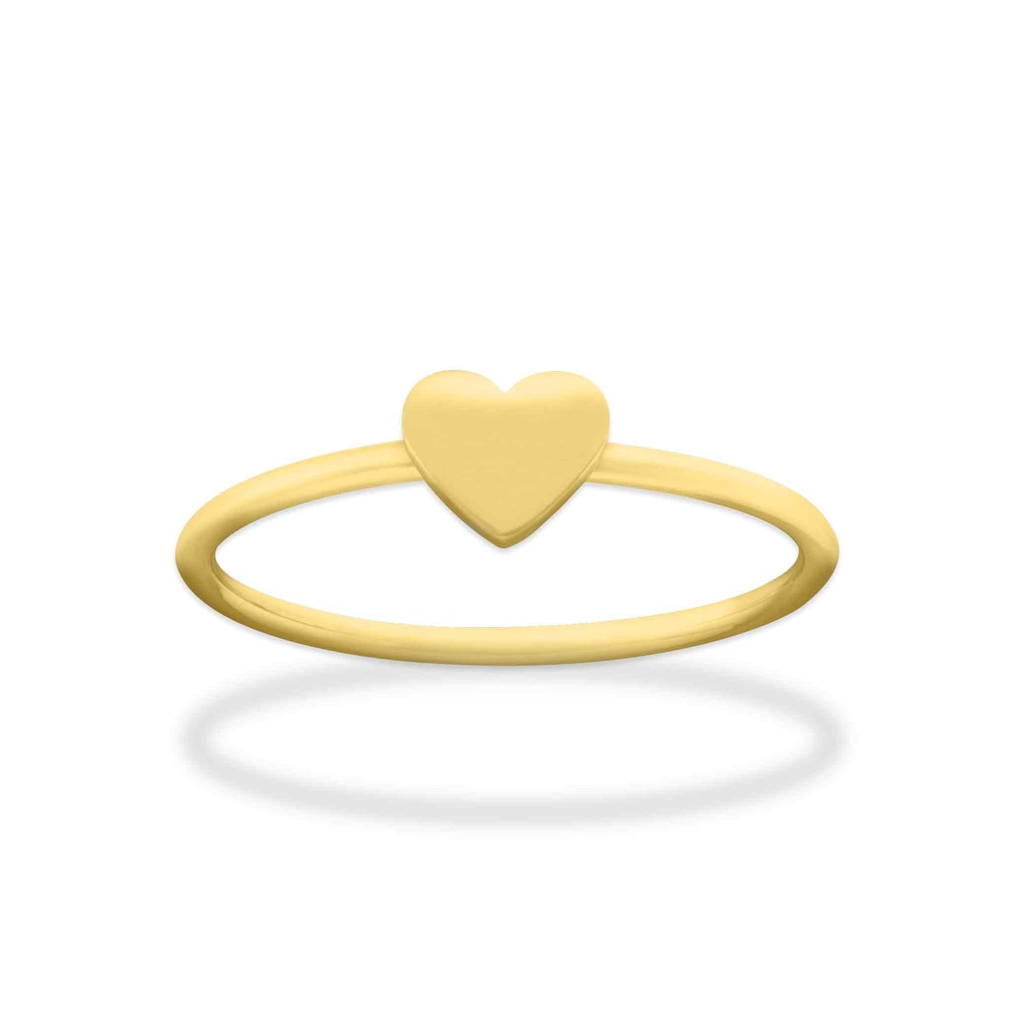 18k Gold PVD Coated Stainless Steel Symbol Stacking Rings