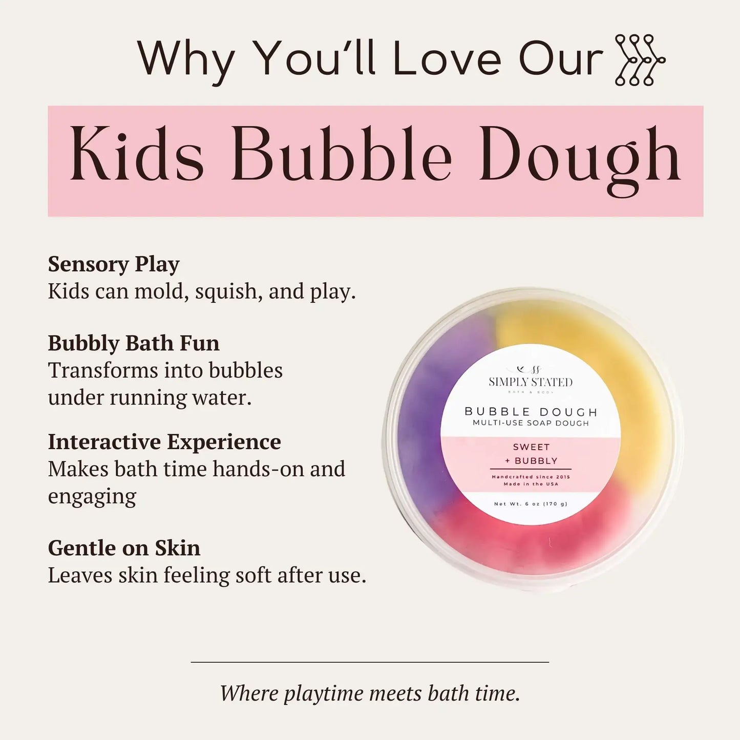 Bright + Bubbly Bubble Dough