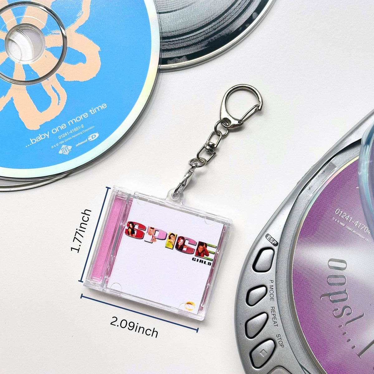 'Hit Clips' Mini CD Case Keychain - Spice Girls