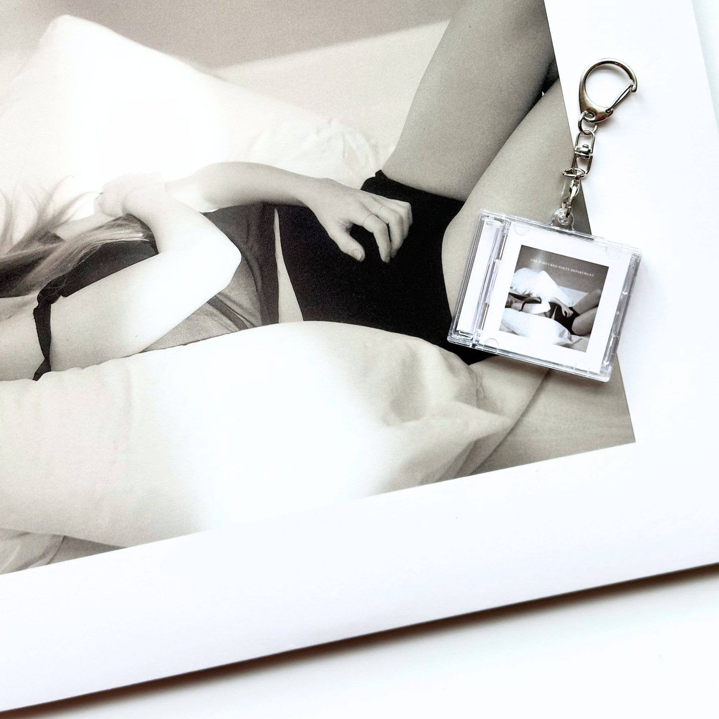 'Hit Clips' Mini CD Case Keychain - Taylor Swift TTPD