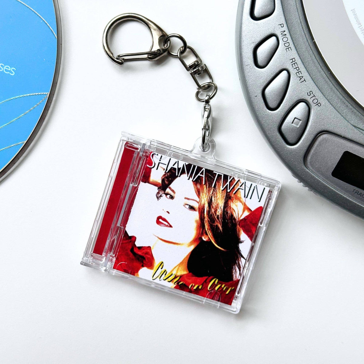 'Hit Clips' Mini CD Case Keychain -Shania Twain Come On Over