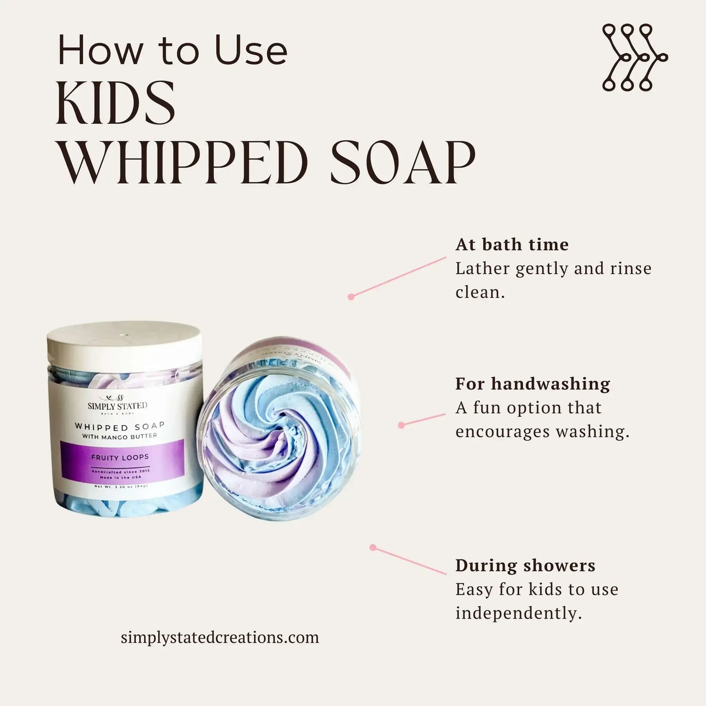 Kid's Cotton Candy Whipped Soap