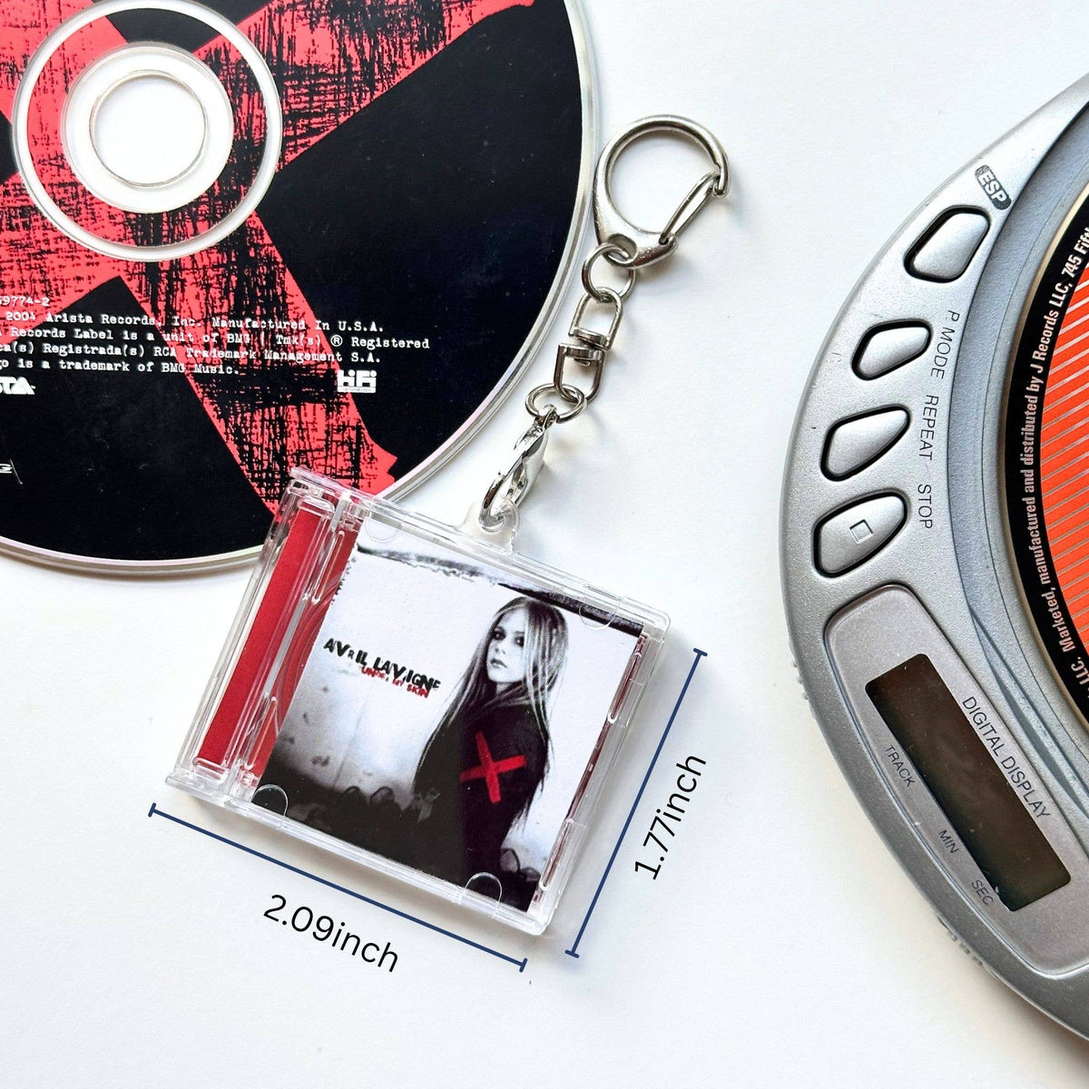 'Hit Clips' Mini CD Case Keychain - Avril Lavigne 2