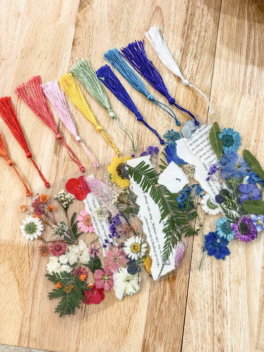 Real Pressed Flower Bookmark