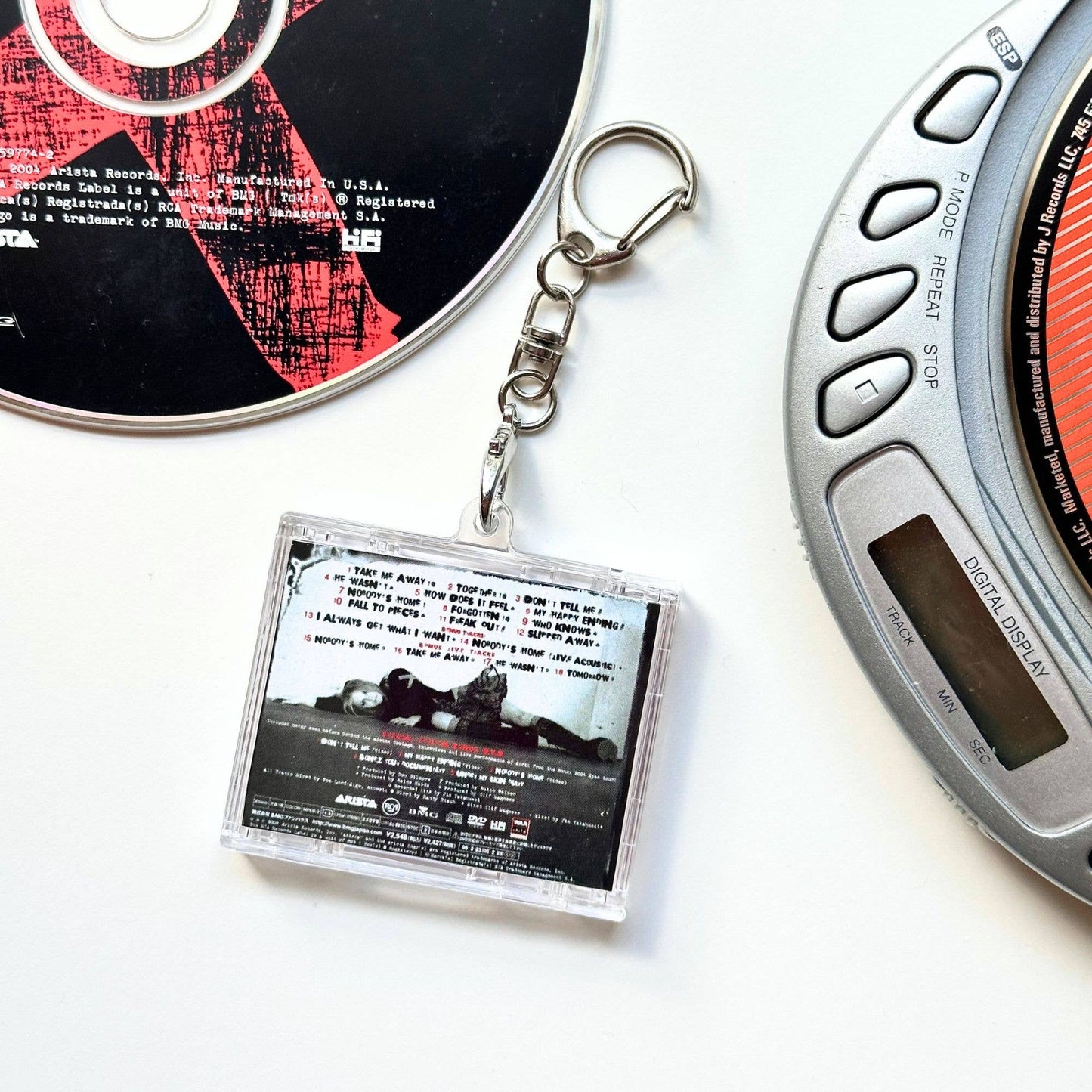 'Hit Clips' Mini CD Case Keychain - Avril Lavigne 2
