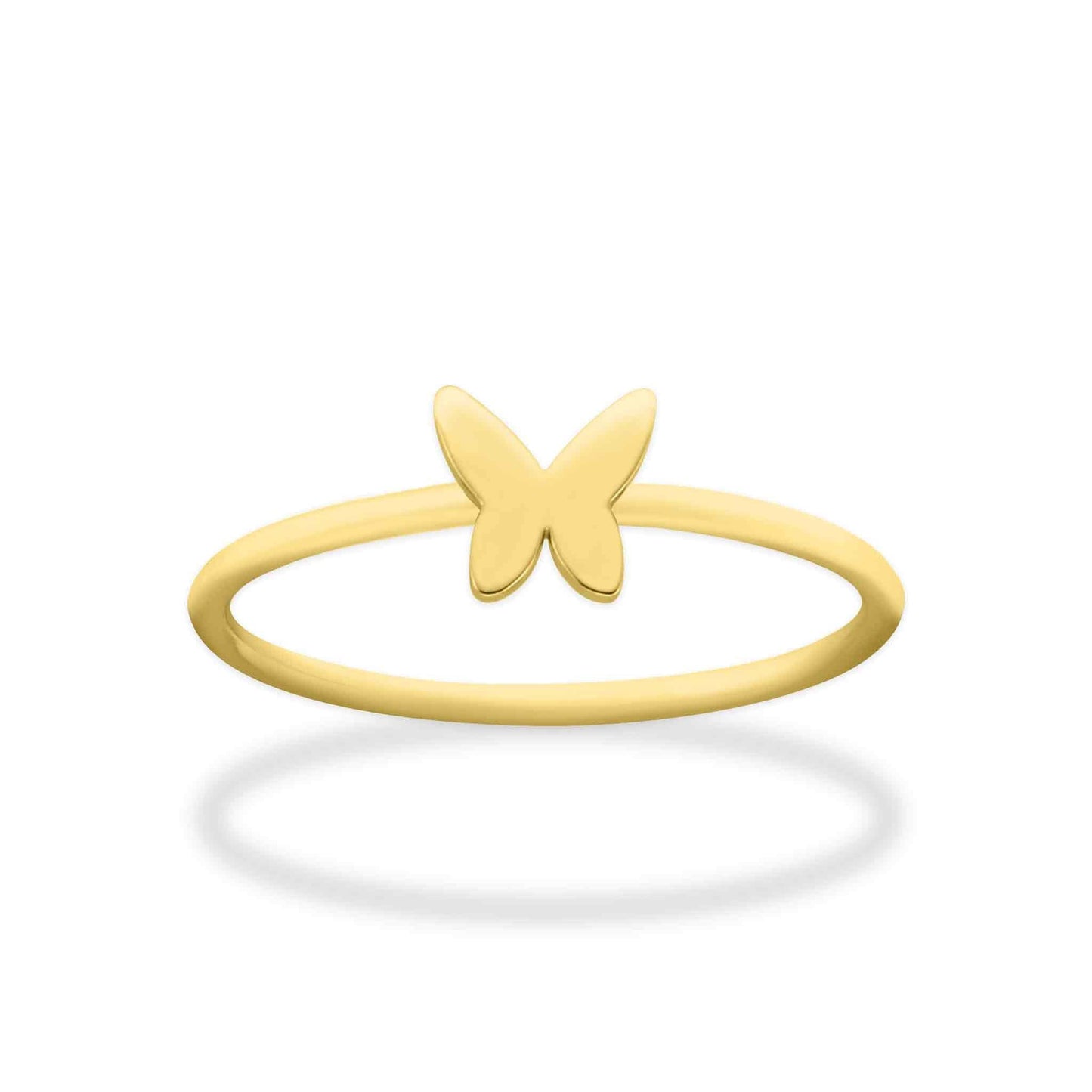 18k Gold PVD Coated Stainless Steel Symbol Stacking Rings