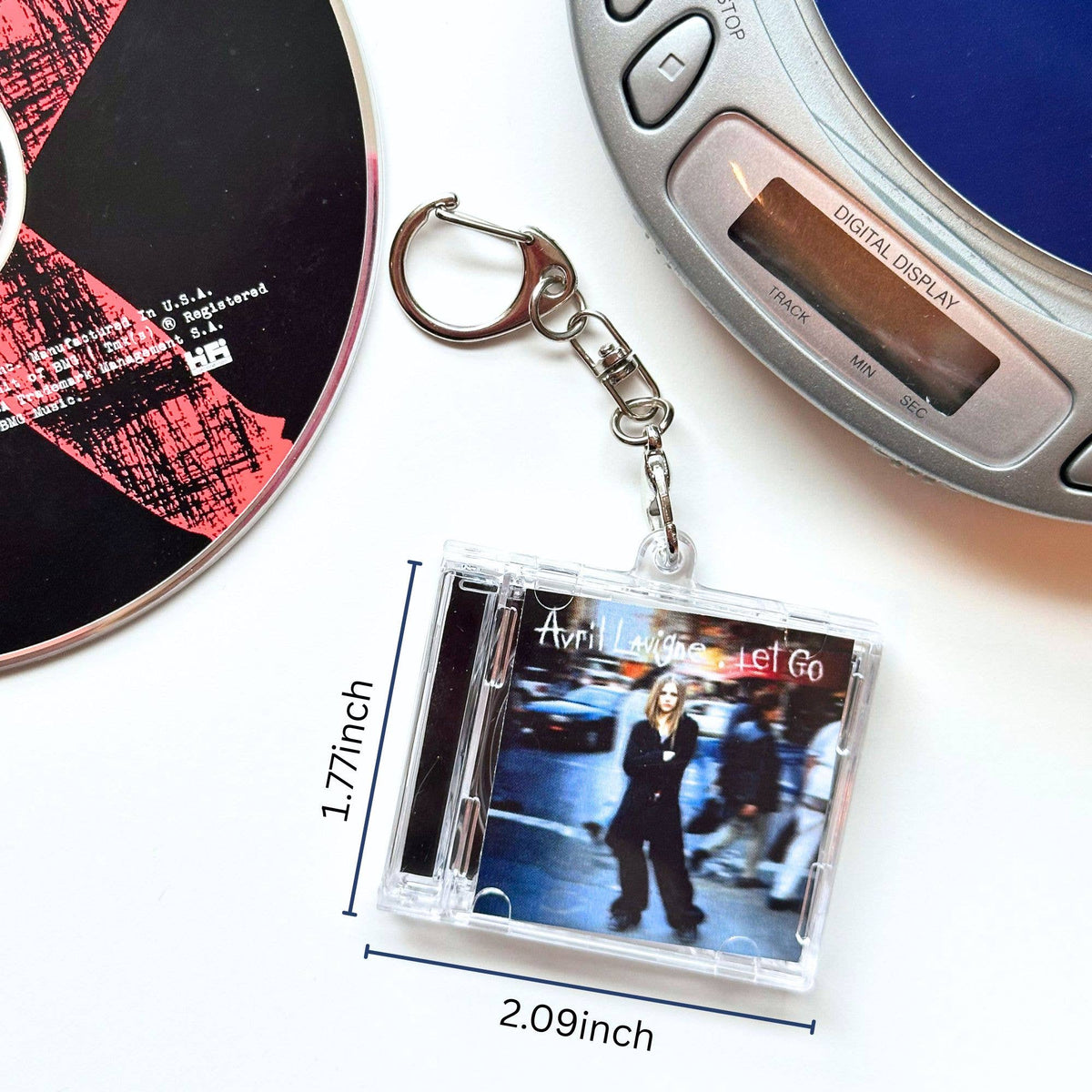 'Hit Clips' Mini CD Case Keychain - Avril Lavigne Let Go