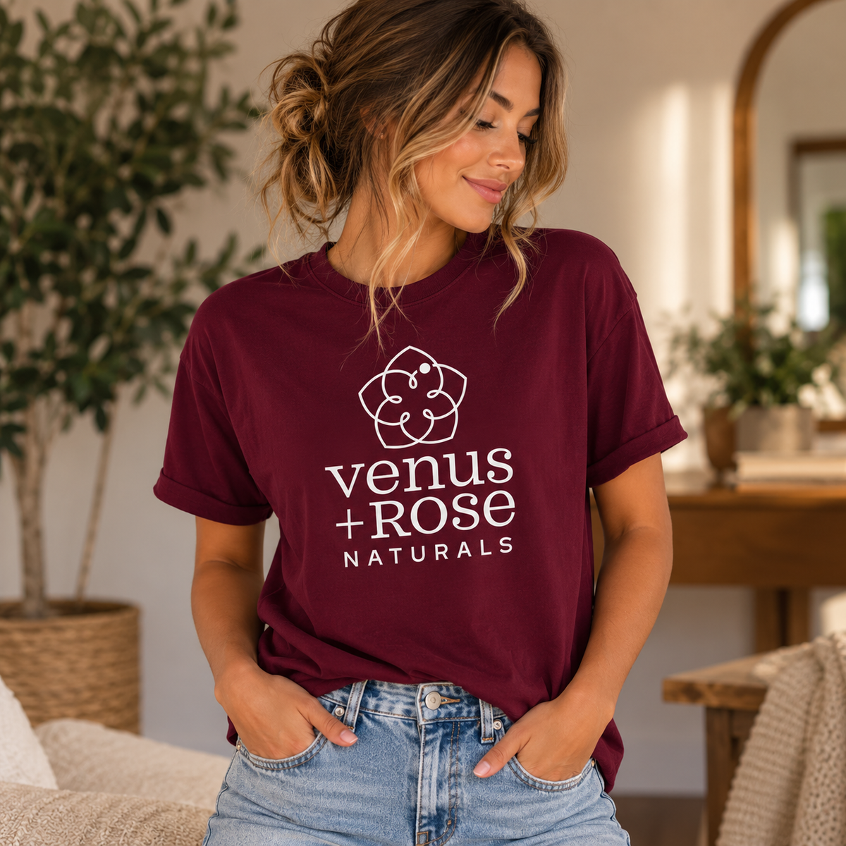 Unisex Classic Maroon TShirt