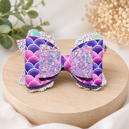 Mermaid Magic Handmade Hair Bow