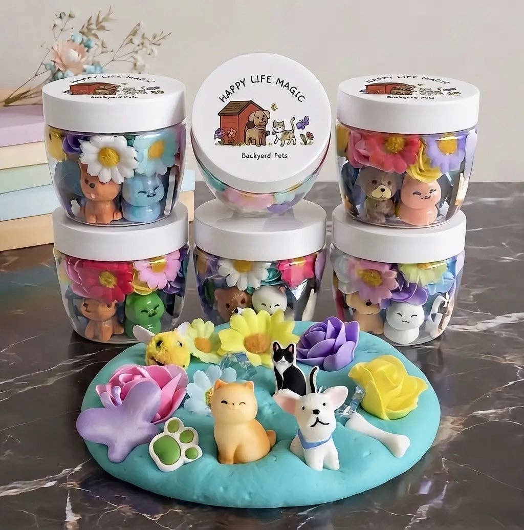 Magic Play Dough Sensory Jar (4oz)