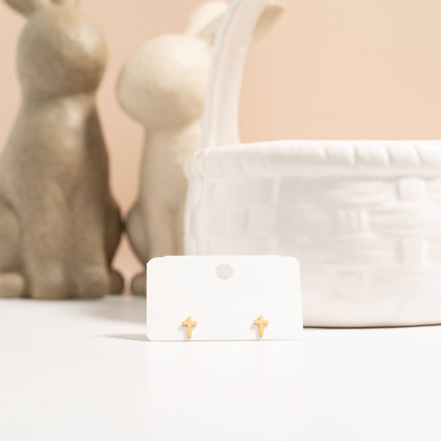 Cross Stud Earrings