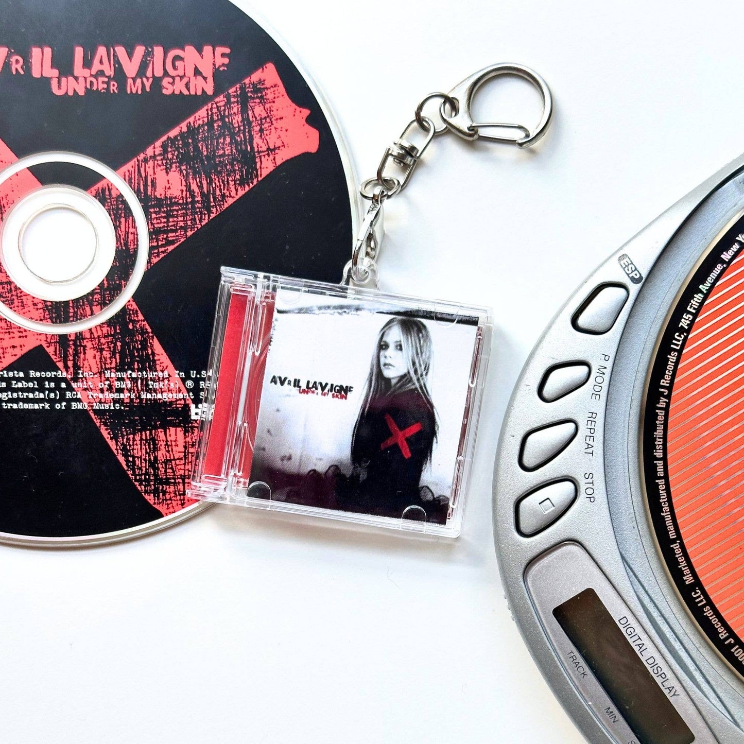 'Hit Clips' Mini CD Case Keychain - Avril Lavigne 2