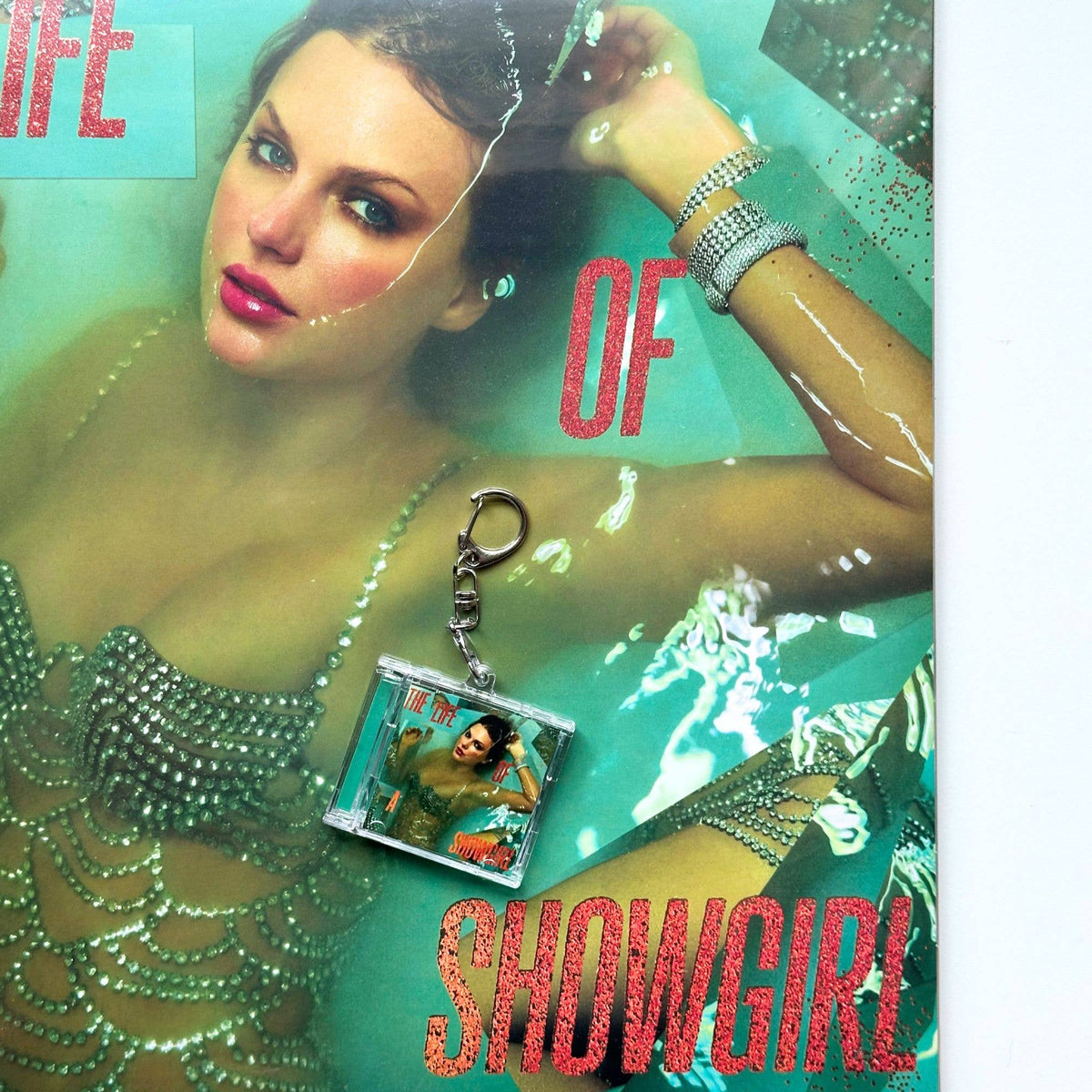 'Hit Clips' Mini CD Case Keychain - Taylor Swift Show Girl