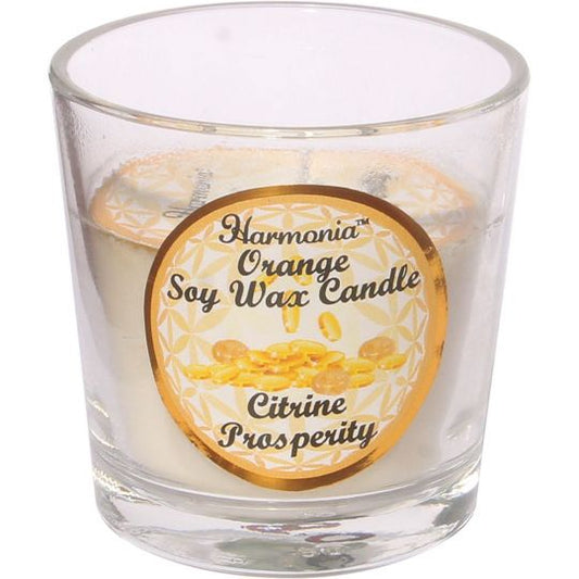Harmonia Soy Gem Votive Candle-Prosperity Citrine