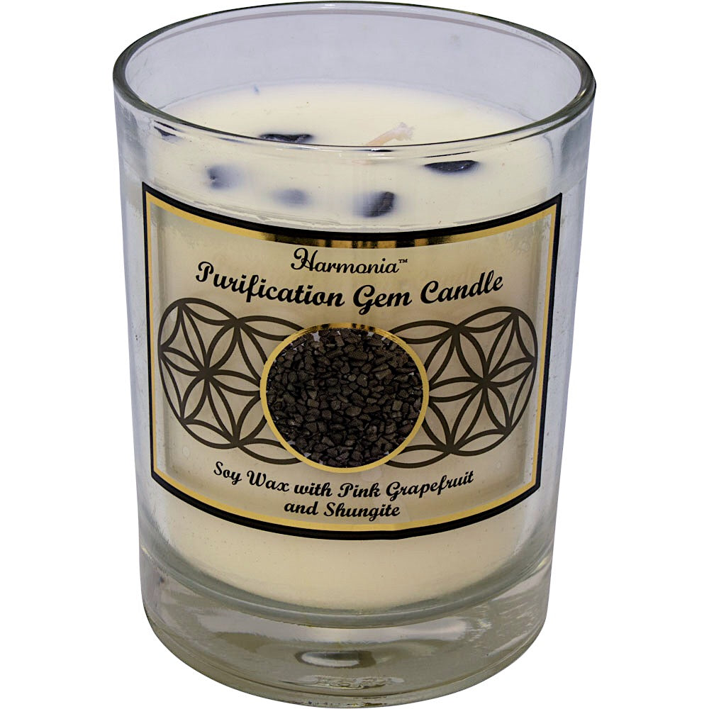 harmonia purification gemstone candle