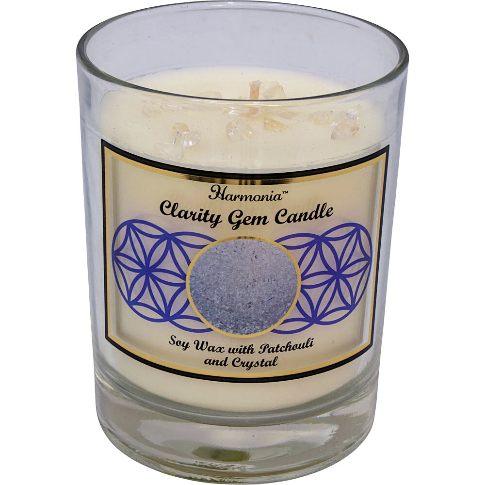 harmonia clarity gemstone candle
